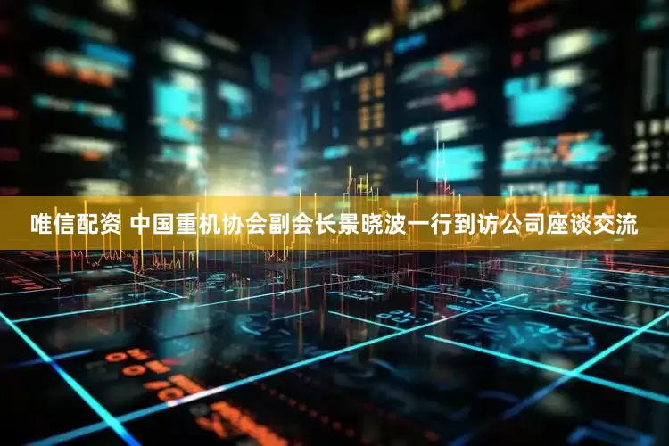 唯信配资 中国重机协会副会长景晓波一行到访公司座谈交流
